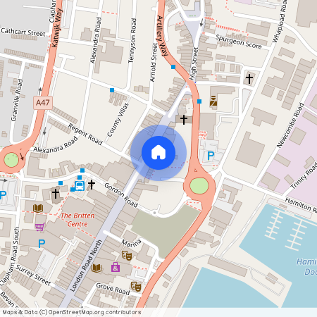 London Road North, Lowestoft