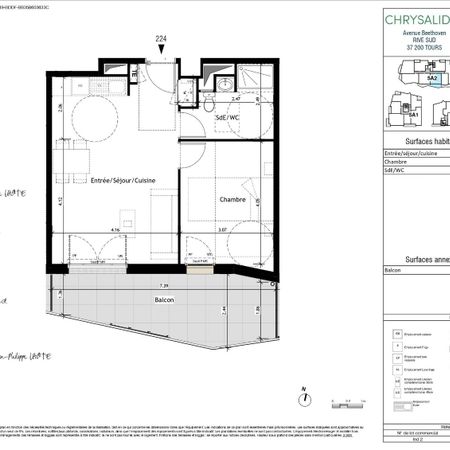 Location Appartement 2 pièces 45m² TOURS 37200 - Photo 4
