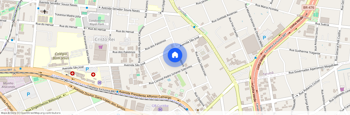 Rua Oyapock, 259, Cristo Rei - Curitiba - PR