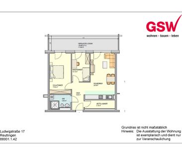 Erstbezug - Moderne und helle 3-Zimmerwohnung mit Loggia - Photo 1