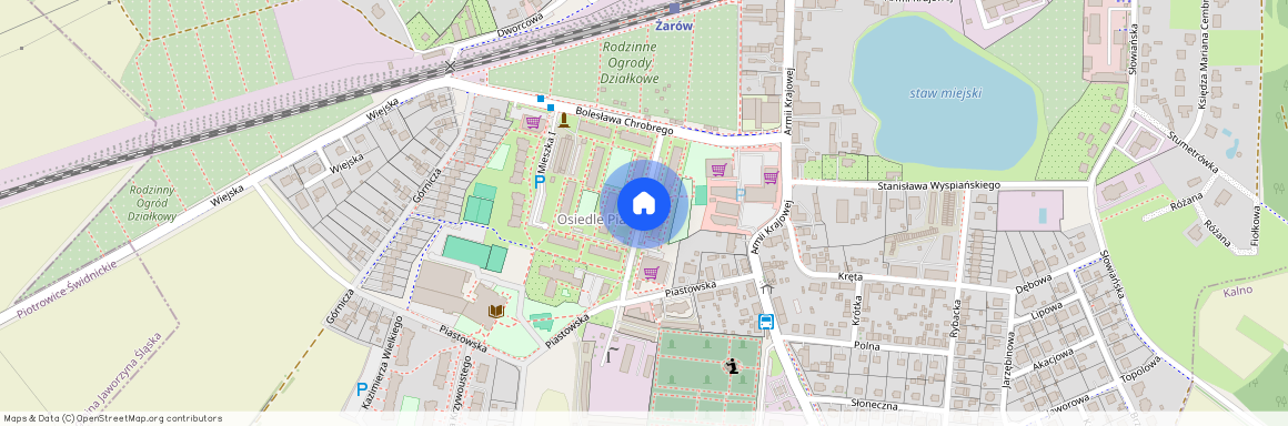 ul. Władysława Łokietka, Żarów, Żarów, świdnicki, dolnośląskie