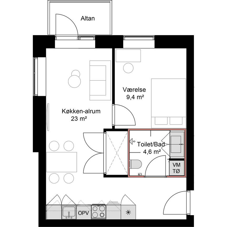 Jarlsberggade 3B, 1 lejl. 6 - Photo 2