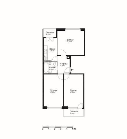 Schöne 3-Zimmerwohnung an ruhiger Lage - Foto 4