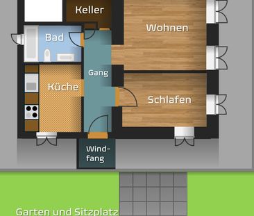 2.5 Zimmer, 40 m² - Photo 1