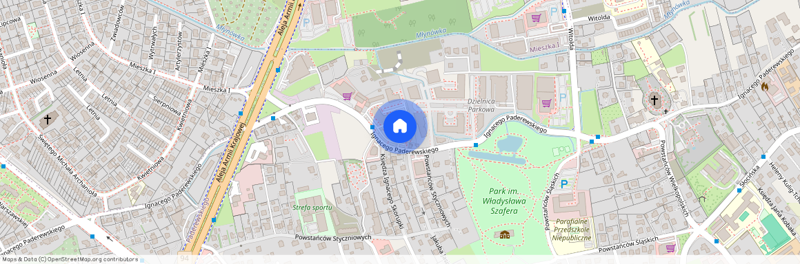 Słocina, Ignacego Paderewskiego, Rzeszów