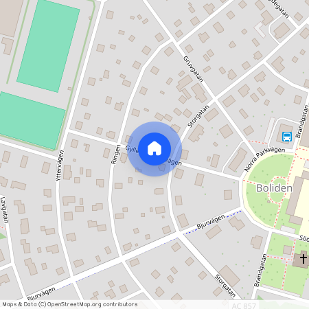 Gyllene Medelvägen, Boliden