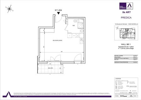 location Appartement T1 DE 38m² À MARSEILLE - Photo 3