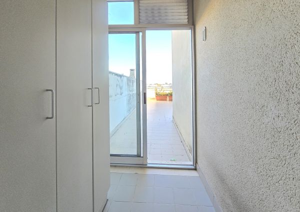 1 bedroom flat with two terraces next to Glicinias!