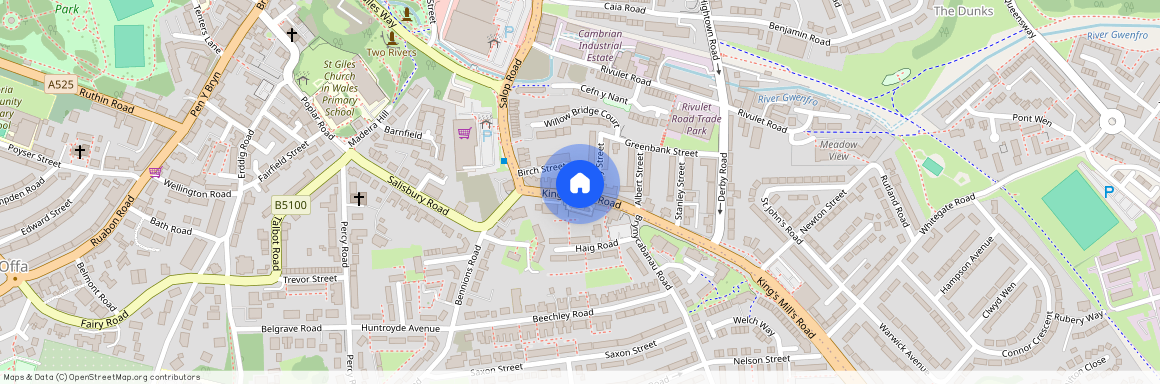 Kingsmills Road, Hightown, Wrexham, LL13