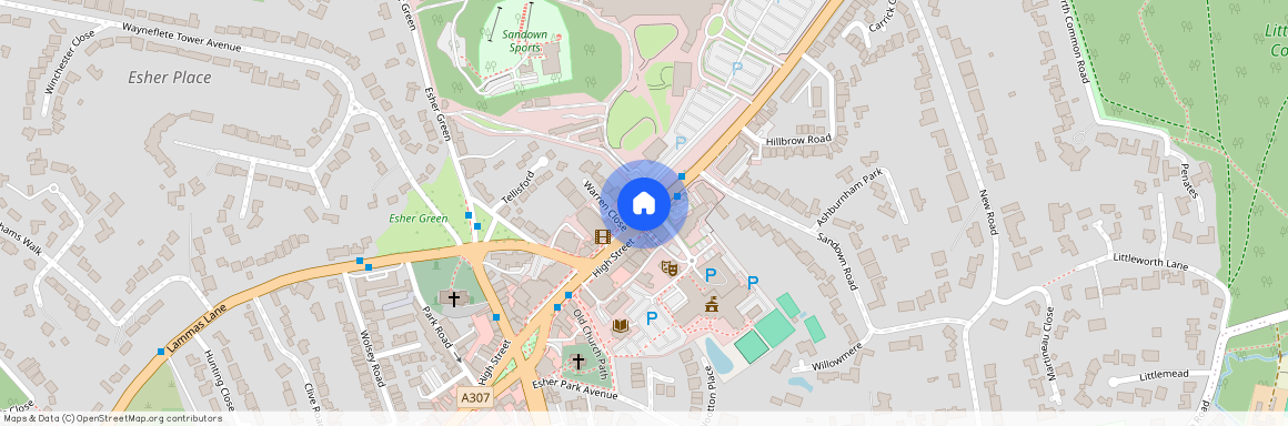 2 bed flat to rent in High Street, Esher KT10
