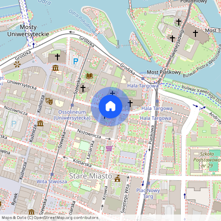 pl. bp. Nankiera, Stare Miasto, Stare Miasto, Wrocław, dolnośląskie