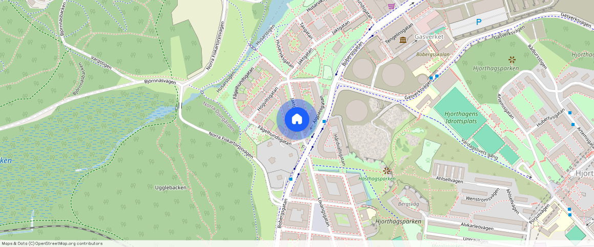 Älgpassgatan **, Hjorthagen