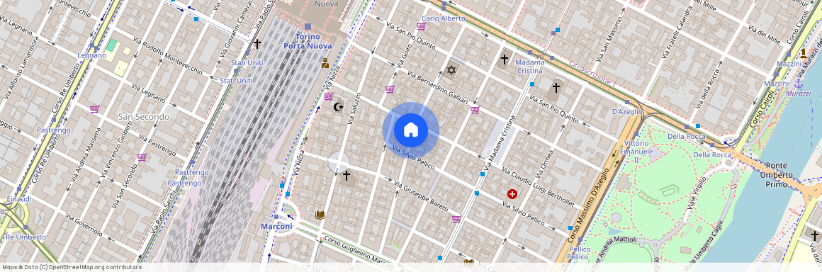 Via SantAnselmo, Turin, Piedmont 10125