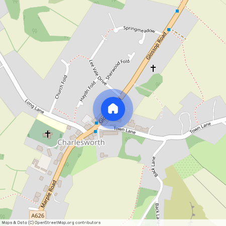Glossop Road, Glossop, Derbyshire, SK13