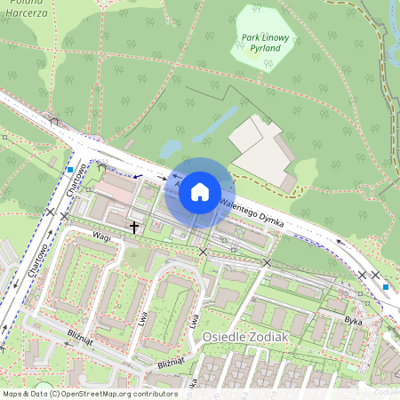 ul. abp. Walentego Dymka, Chartowo, Nowe Miasto, Poznań, wielkopolskie