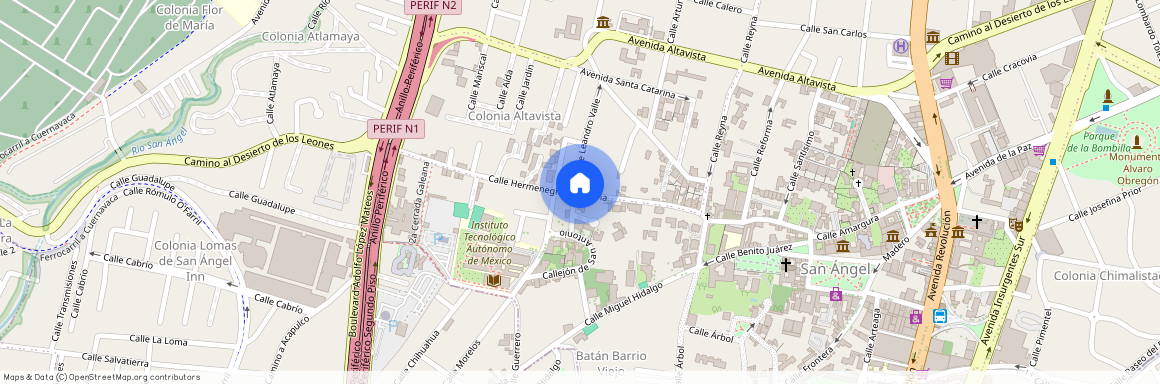 Galeana, 45, San Angel Inn, Alvaro Obregón, Ciudad De México, 01060