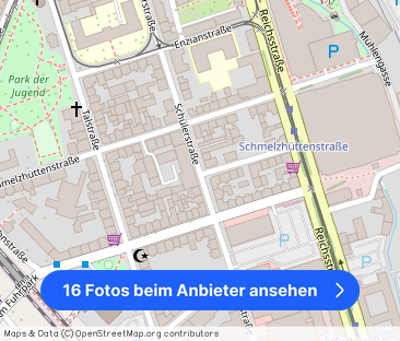 Große 2-Raumwohnung mit Einbauküche - Foto 1