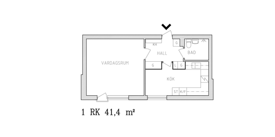 Rågångsvägen 22 B, våning 2 - Foto 3