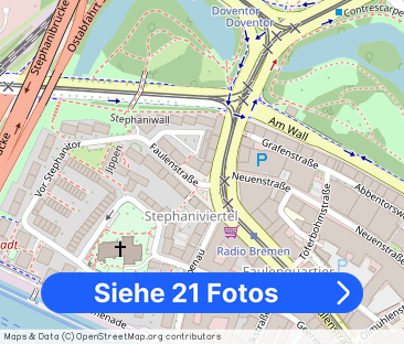 WG Zimmer mit Balkon in der Stadtmitte (3 Zimmer Wohnung 3er WG) !!! - Foto 1