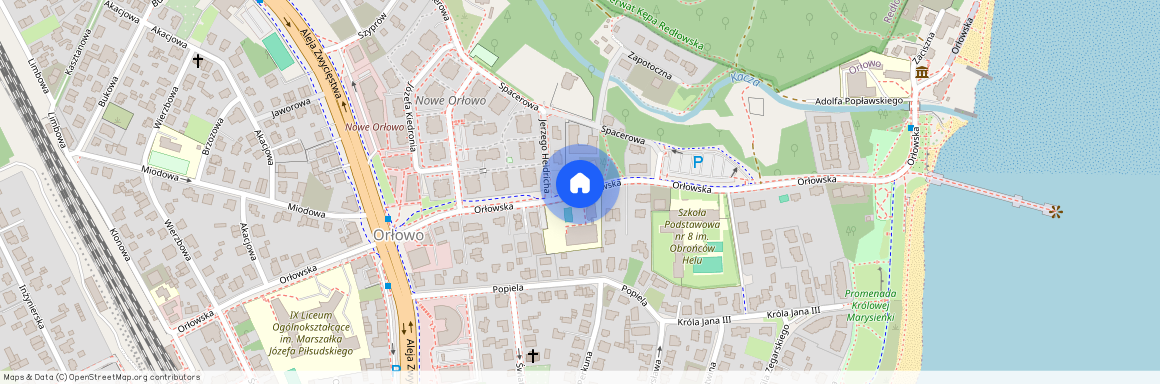 ul. Orłowska, Orłowo, Gdynia, pomorskie