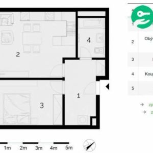 Pronájem bytu 2+kk 57 m2 - Фото 3