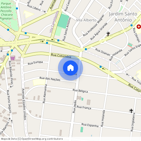 Rua, Itália, 361, Parque das Nações, Santo André