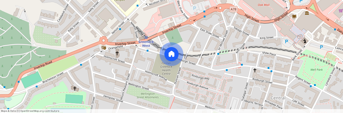 Roxburgh Street, Central, Greenock, PA15