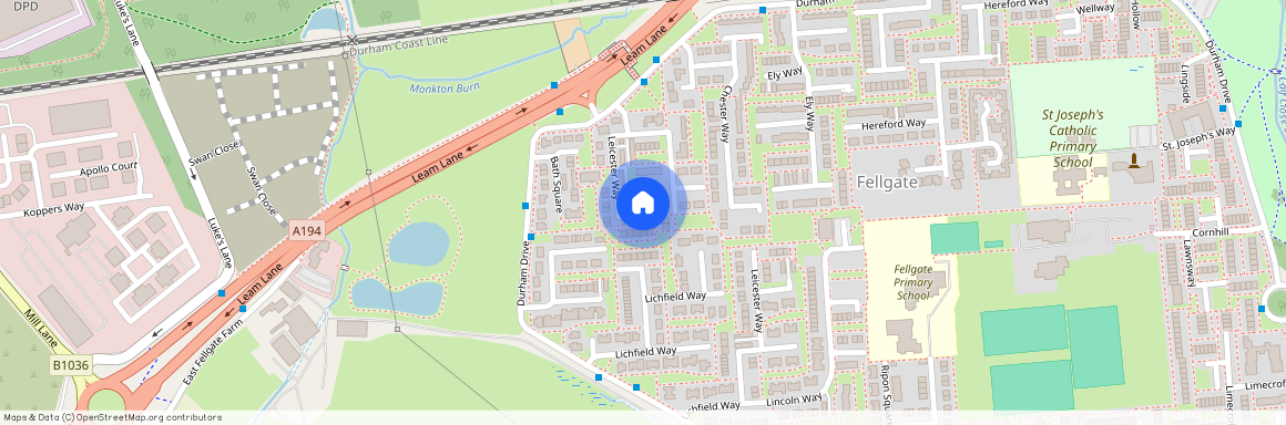 Leicester Way, Fellgate, Jarrow, Tyne and Wear, NE32 4XJ