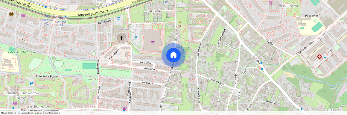 ul. Kordiana, Kurdwanów, Podgórze Duchackie, Kraków, małopolskie