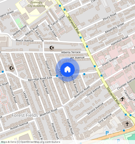 ** Berridge Road, Forest Fields, Nottingham, NG7 6LZ