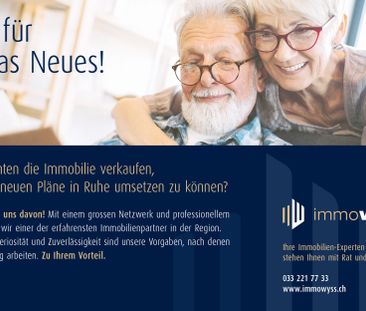 ImmoWyss – Grosszügige 2-Zimmerwohnung im Hochparterre in Hünibach - Photo 5