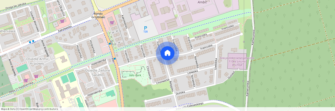 ul. Francuska, Leszno, wielkopolskie