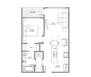 1702 17 Avenue Southwest condo — Calgary, AB (1-Bedroom) - 1 Bedroom - Photo 6
