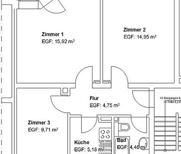 3 ZKB mit Balkon in Oberzwehren! - Photo 4