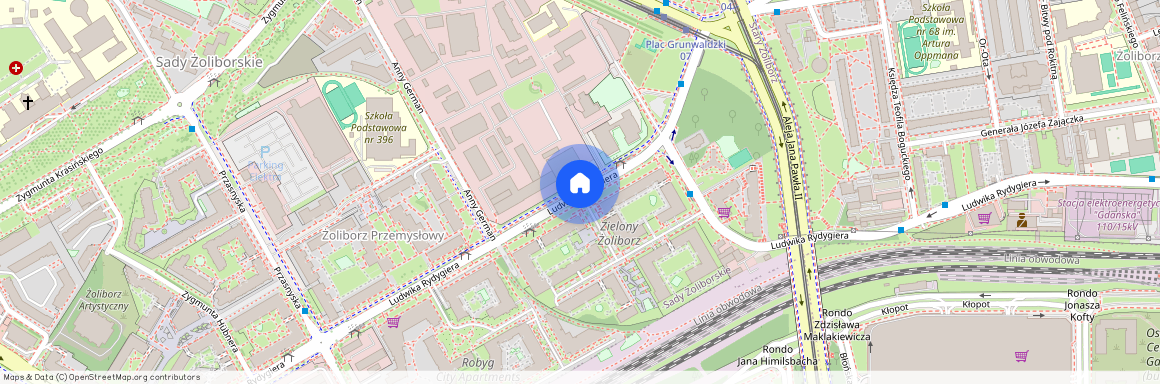 ul. Ludwika Rydygiera, Sady Żoliborskie, Żoliborz, Warszawa, mazowieckie