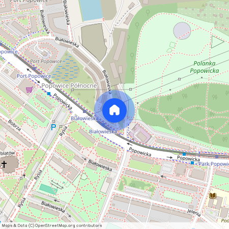 ul. Białowieska, Popowice Północne, Fabryczna, Wrocław, dolnośląskie