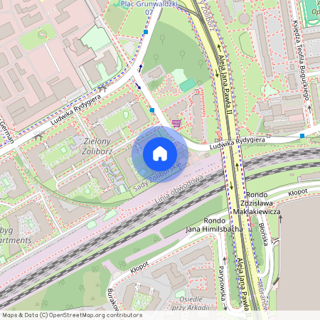 ul. Ludwika Rydygiera, Sady Żoliborskie, Żoliborz, Warszawa, mazowieckie