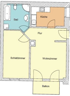 Wunderschöne 2-Zimmer-Wohnung im Hofgebäude in der beliebten Südvorstadt! - Foto 1