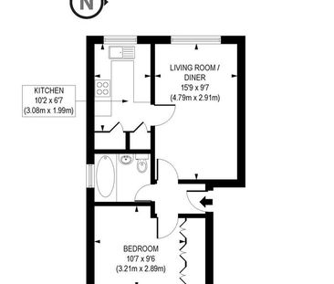 1 bedroom flat to rent - Photo 3