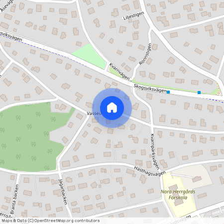 Vasseurs väg, Danderyd