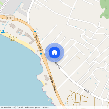 Καλύβια Θορικού (Λαγονήσι (Παραλία))