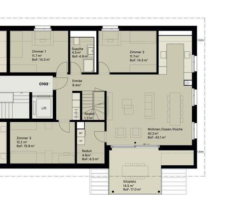 Traumhafte Dachwohnung in Wettingen - Photo 5