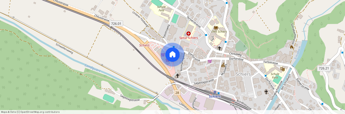 7220, Schiers, Dorfstrasse, 12