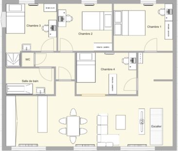 CAEN CENTRE DANS COLOCATION BELLE CHAMBRE MEUBLEE Libre à partir du... - Photo 5