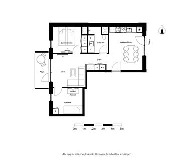 Arkitektoniske kvalitetslejligheder med enestående beliggenhed - Foto 4