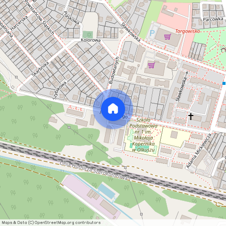 ul. Jana Kantego, Olkusz, Olkusz, olkuski, małopolskie