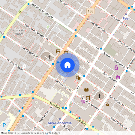 1463 Bishop, Ville-Marie, Ville-Marie, Ile de Montréal, H3G 2E9
