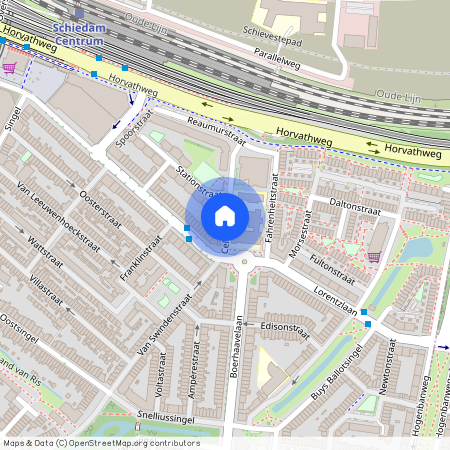 Stationsbuurt, 3112 VB, Celsiusstraat, Schiedam