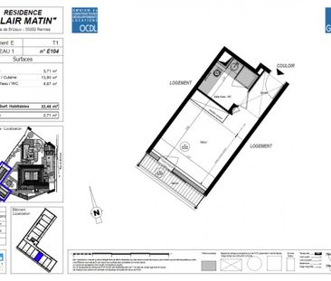 Appartement T1 à louer - 29 m² - Photo 2