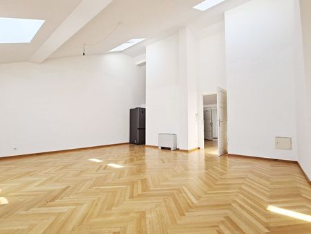 CITY-HIGHLIGHT, Gonzagagasse, klimatisiertes 122 m2 Dachgeschoss mit 8 m2 Terrasse, 3 Zimmer, Komplettküche, 2 Bäder, Parketten, Börse-Nähe - Photo 2